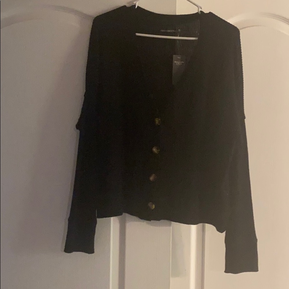 Ribbed Black Long Sleeve